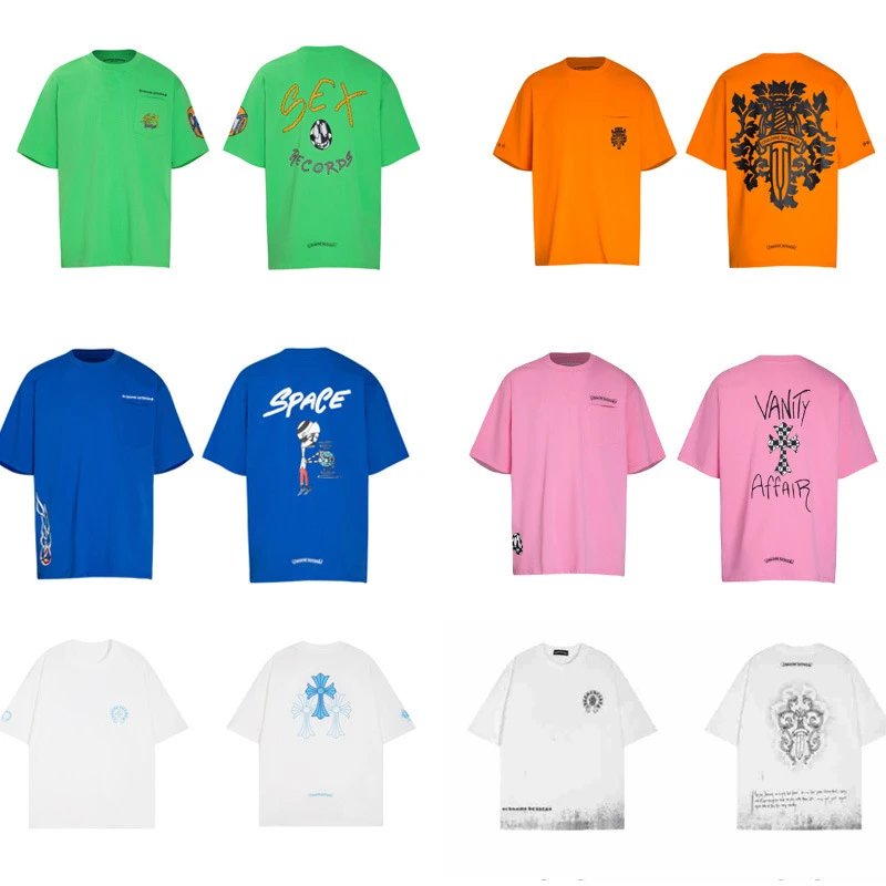 New summer fashion brand short-sleeved European and American street men and women half-sleeved T-shirt series  