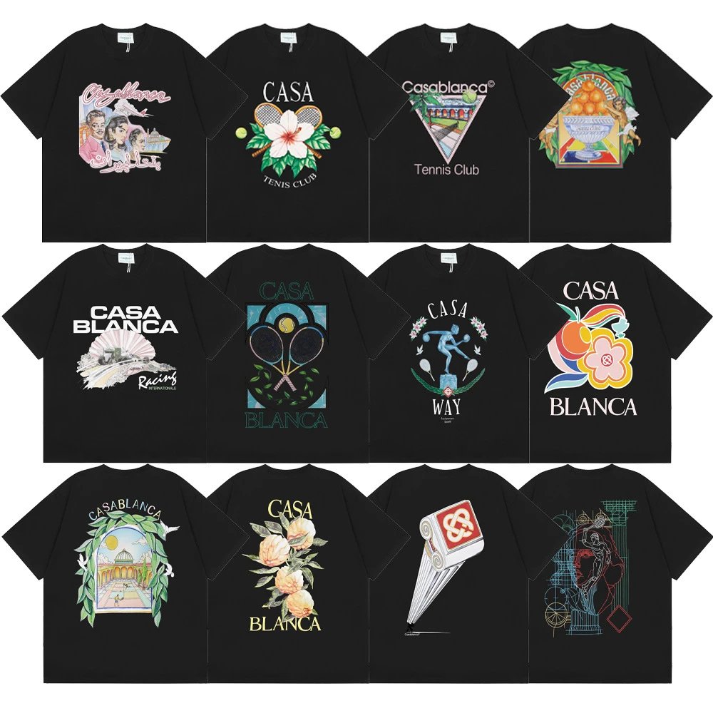 Casual high street cotton T-shirt  