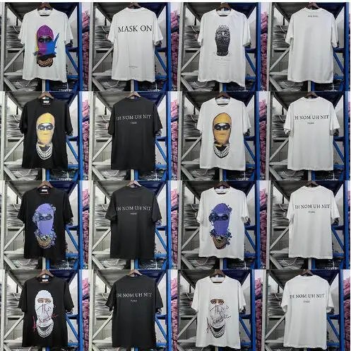 Stranger Things Pearl Masked Men's and Women's Short Sleeve American Loose Street T-Shirt  